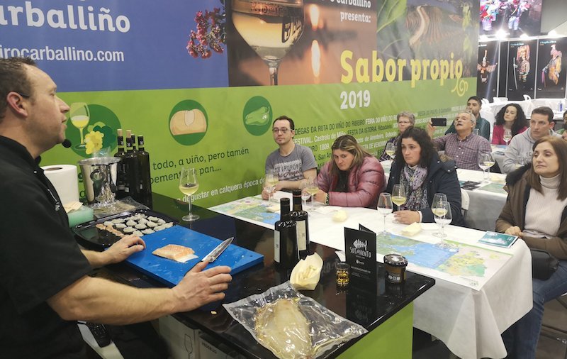 O responsable da Muradana no Xantar-Foto Ria da Estrela