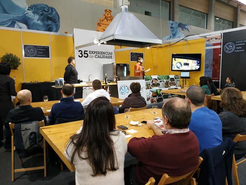 Showcooking dos Pinchos Irmandinos de Vimianzo en Xantar