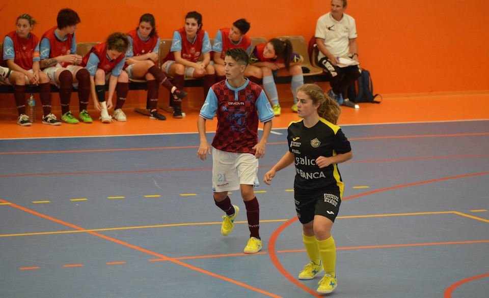 Choque do Fisober ante o Celanova na ida no Conco