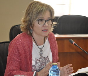 FOTO MONTSE PRADO NA COMISIÓN DE PESCA