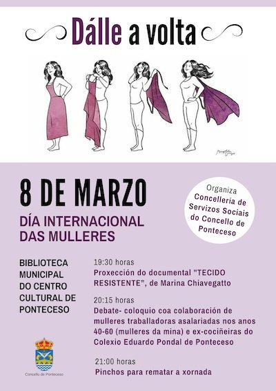 8 de marzo ponteceso DIA DA MULLER