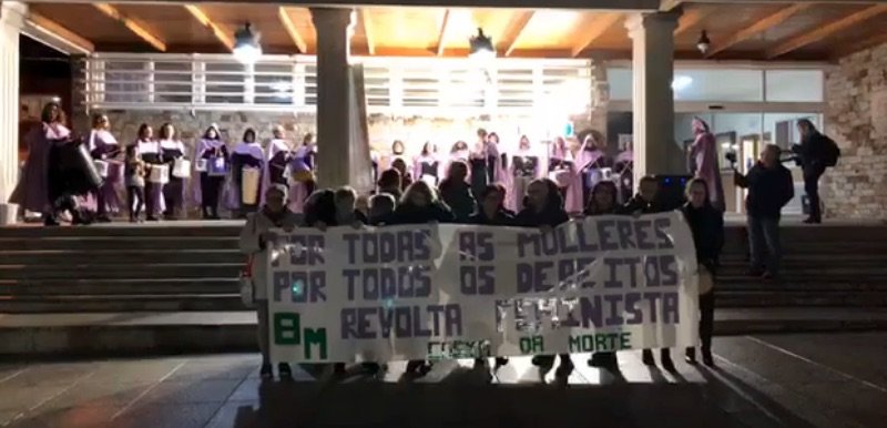 Manifestacion polo 8 de marzo en Vimianzo
