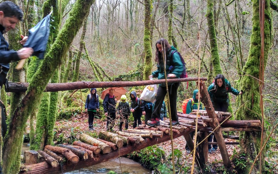 Senda nova de ruta na Ribeira da Pena de Carballo