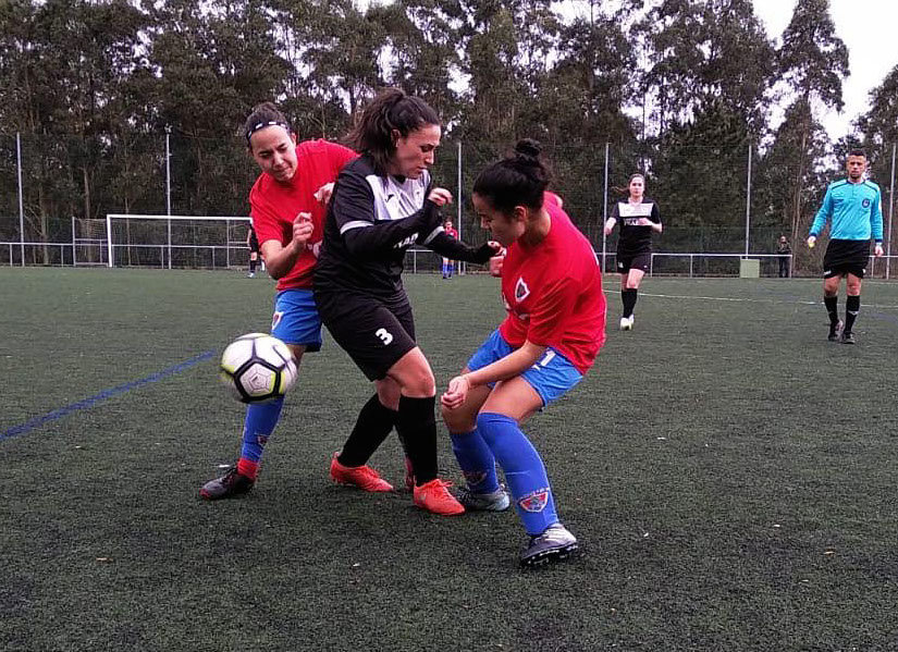 Bergantinos Feminino ante o Abella