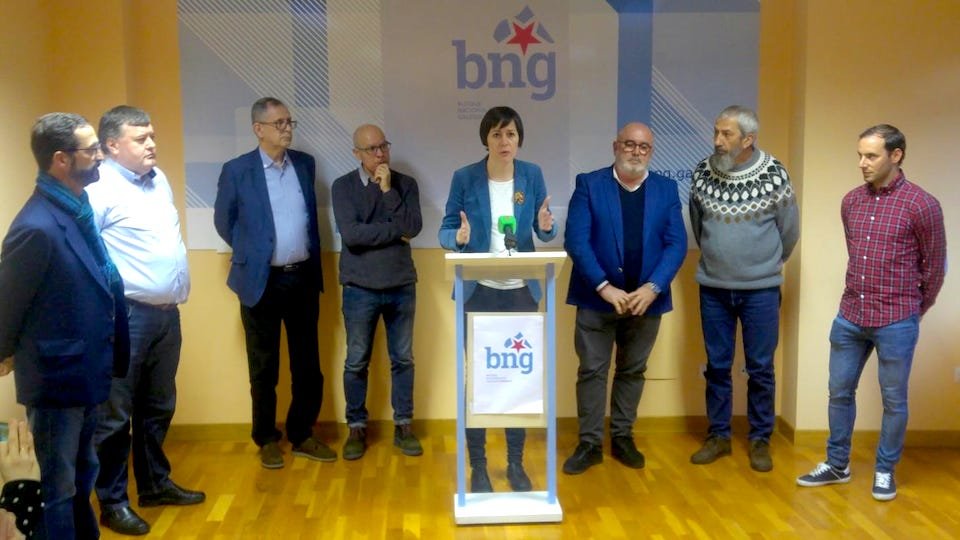 Ana Ponton na Presentacion do BNG de Bergantinos