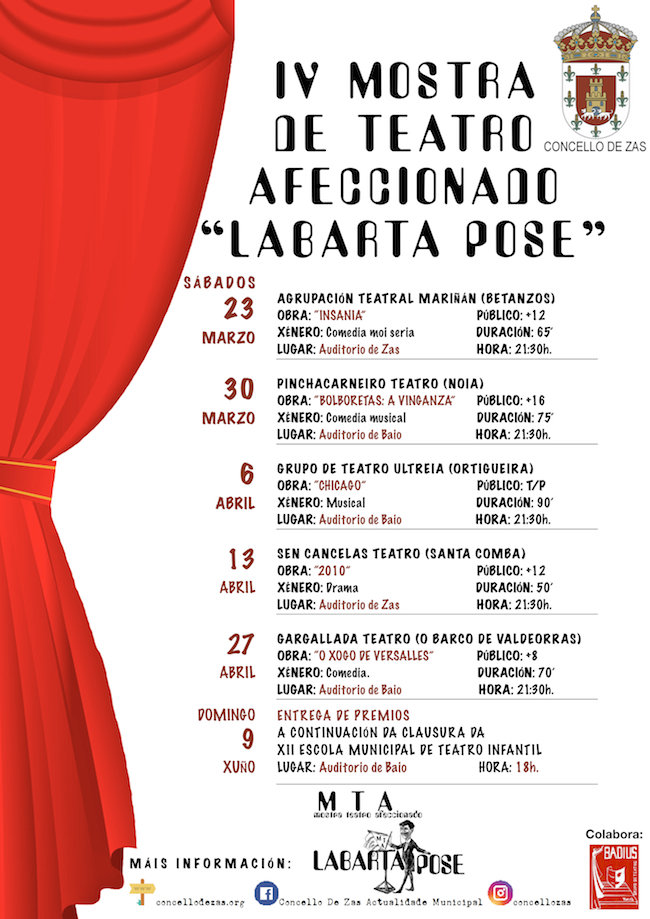Mostra de Teatro Afeccionado de Zas 2019