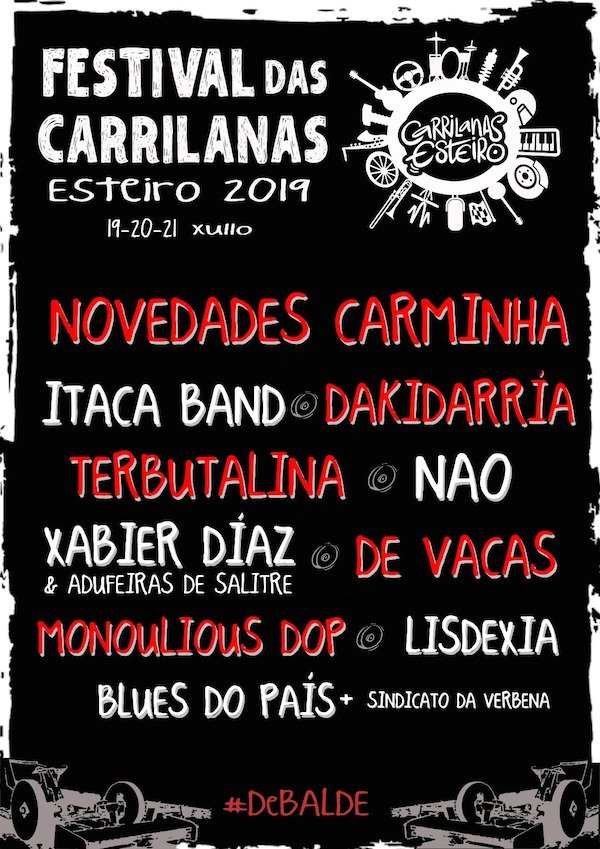 Cartel Festival Carrilanas Esteiro 2019