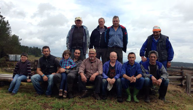 Grupo de voluntarios de Carballo Vivo de Friol
