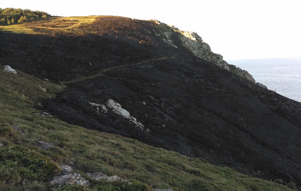 Incendio na nave-Fisterra