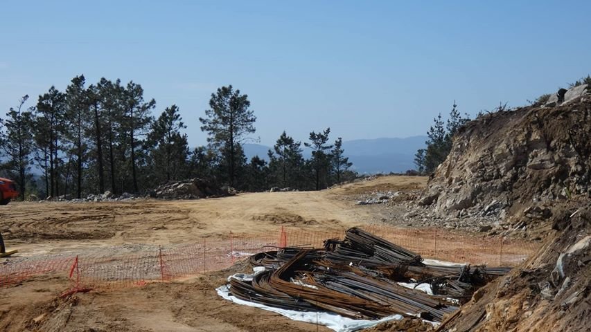 Obras do Parque Eolico de Mourinos-Cabana 3