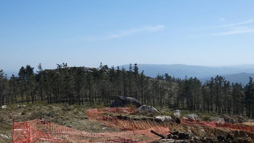 Obras do Parque Eolico de Mourinos-Cabana 5