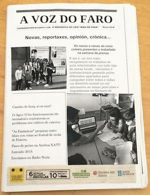 A Voz do Faro case na rua