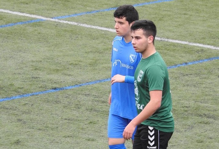 Isaac Fabregas no Fisterra-Corme xuvenil