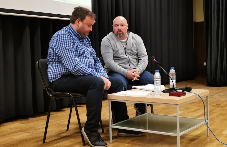 Alex Lombardero con Huelvis en Santa Comba