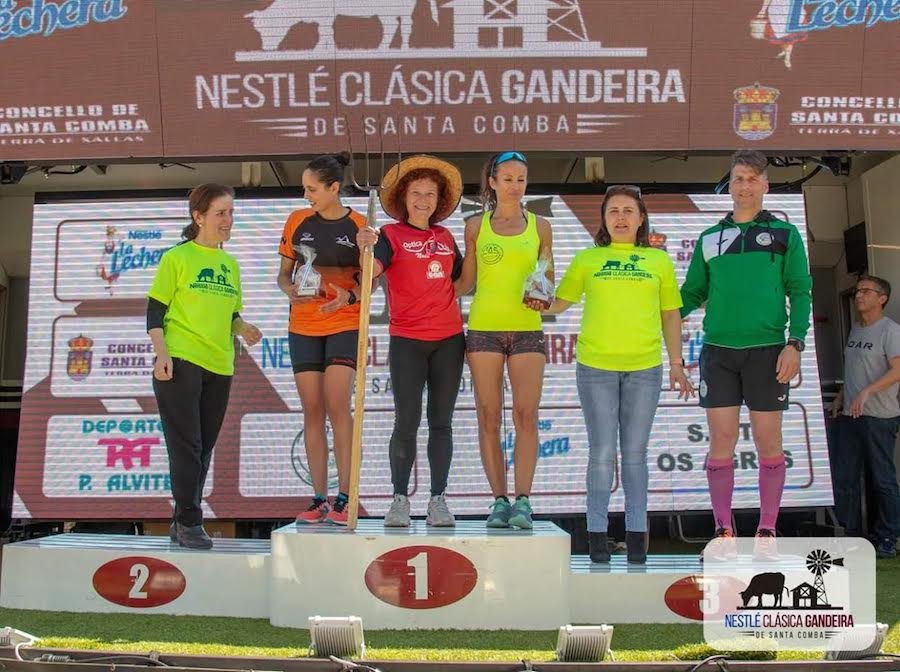 Podio masculino da Nestle Clasica Gandeira