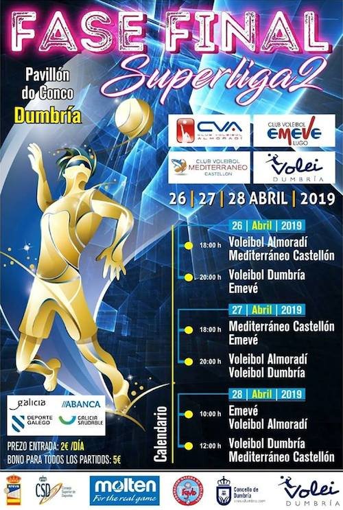 Fase de Ascenso da Superliga 2 no Conco-Dumbria