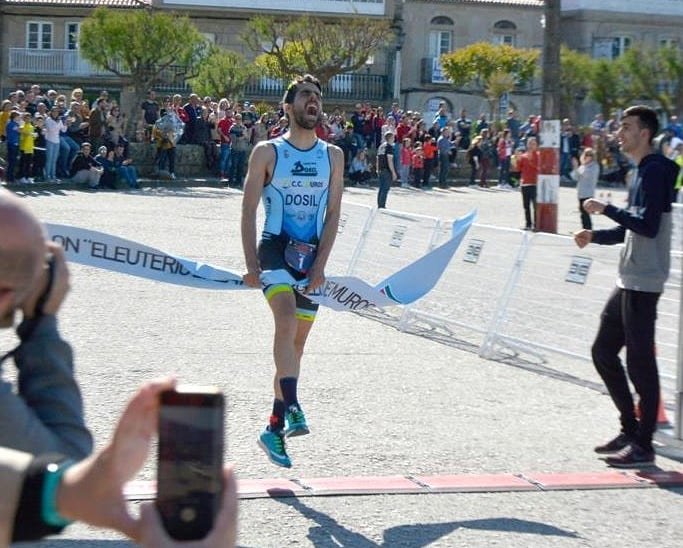 Manu Dosil campion do Duatlon en Muros