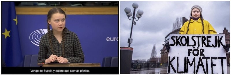 Greta Thumberg chegou a Corcubion