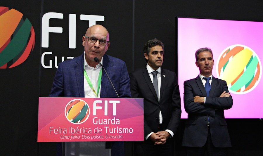 Xose Regueira na Feira Iberica de Turismo de Portugal