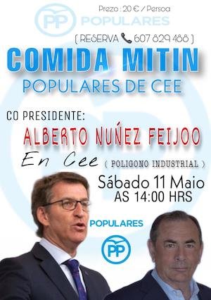 Comida mitin do PP de Cee