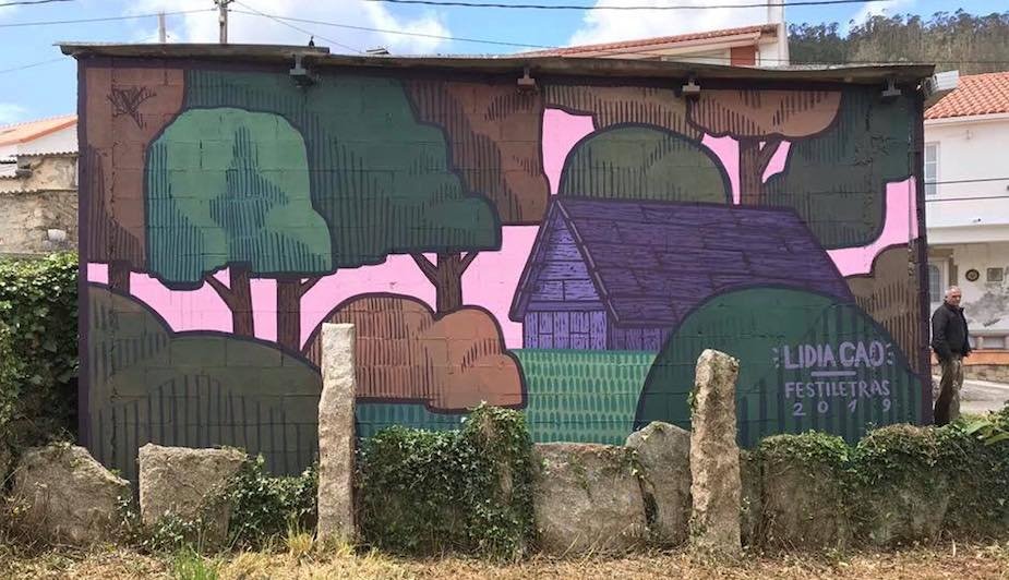 Grafiti de Lidia cao no Couto