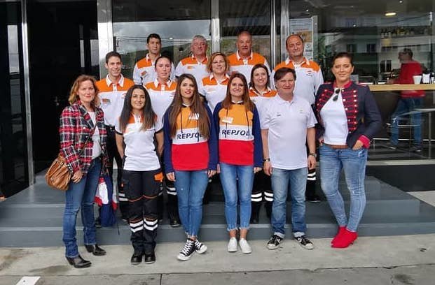 Equipo da Estacion de Servizo de Bazarra