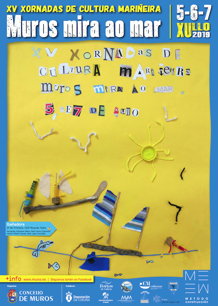 Cartel das Xornadas Muros Mira ao Mar 2019