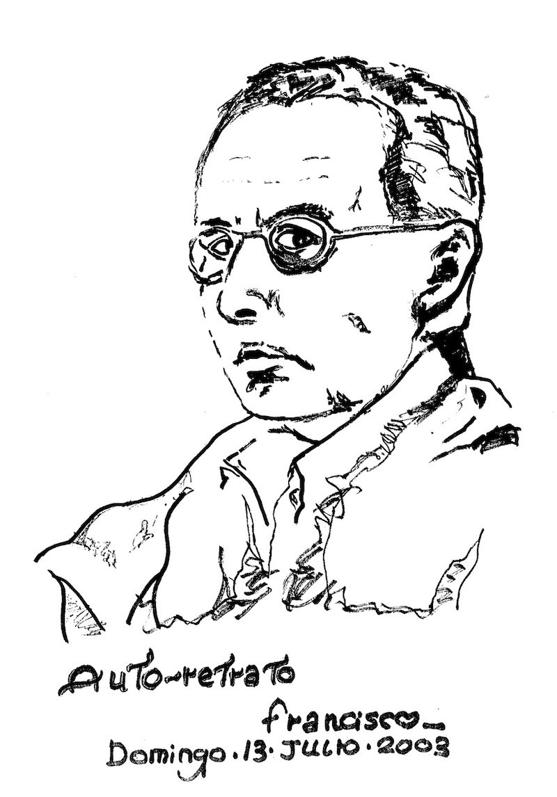 Debuxo Fran Martin Autoretrato 2003