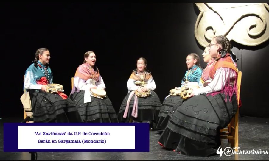 As Xavinanas de Corcubion no Concurso de Xacarandaina