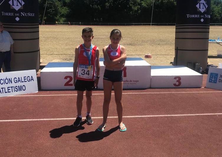 Pablo Costa Carabel con Sabela Carreira