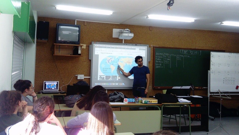 Fisterra Blues nas aulas