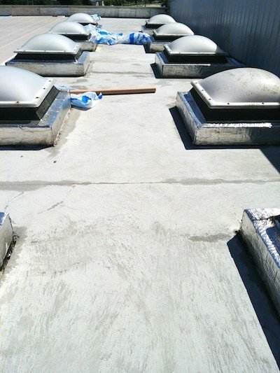 Asi estaba a cuberta antes das obras