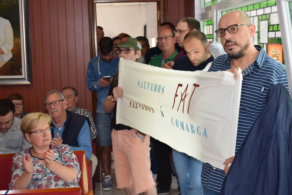 Foto de Rafa Quintans no pleno de investidura de Cee