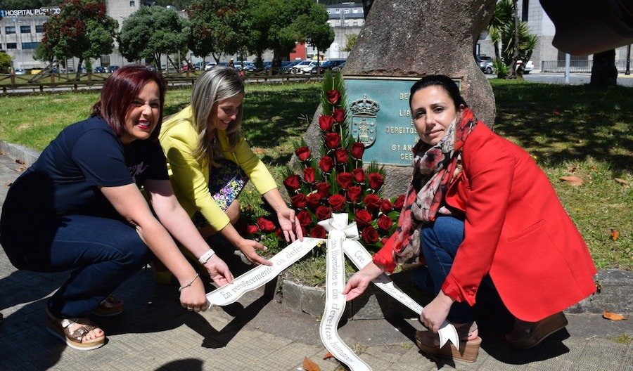 Sandra Insua Monica Rodriguez e Margarita Lamela alcaldesas socialistas da Costa da Morte-Foto-Rafa Quintans