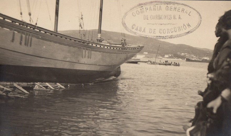 Botadura do Julita en Corcubion archivo Jesus Porrua