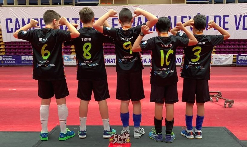 Volei Dumbria-Manuela Rial subcampion de Espana Alevin 2