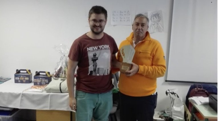 Ganador do Torneo de Xadrez Fenaucam Camarinas 2019