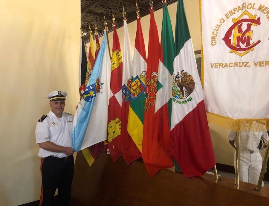 Andres Collazo nunha parada en Mexico