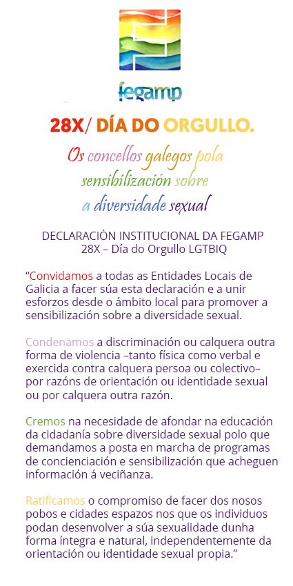 manifesto LGTBI 2019 Carballo