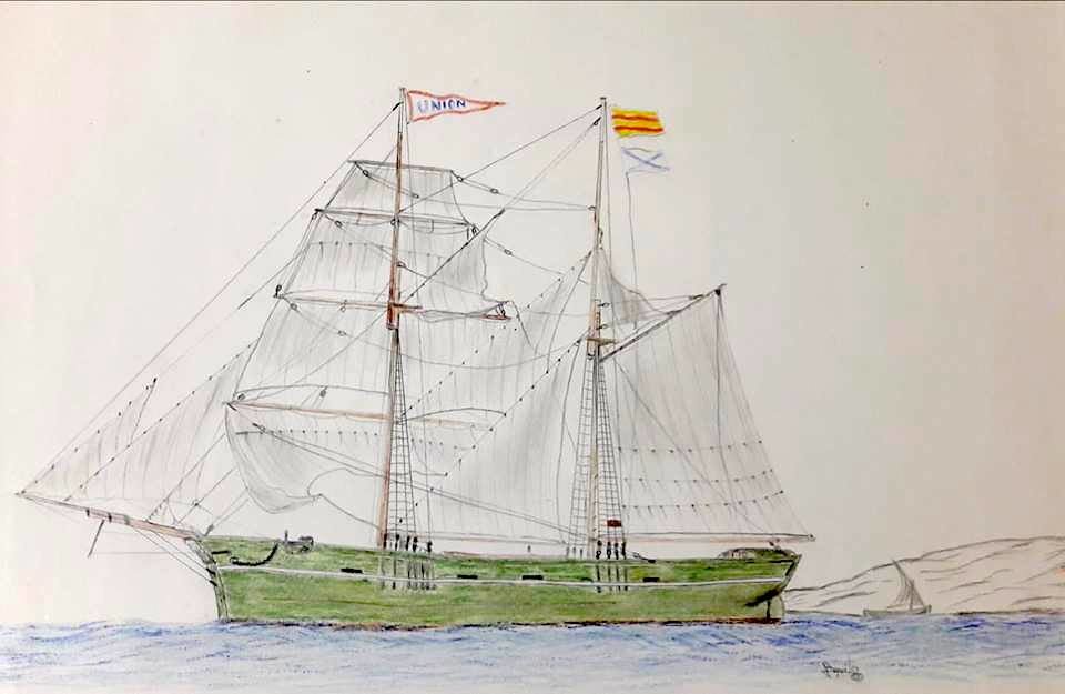 Bergantin Goleta Unión -Feito por Aquiles