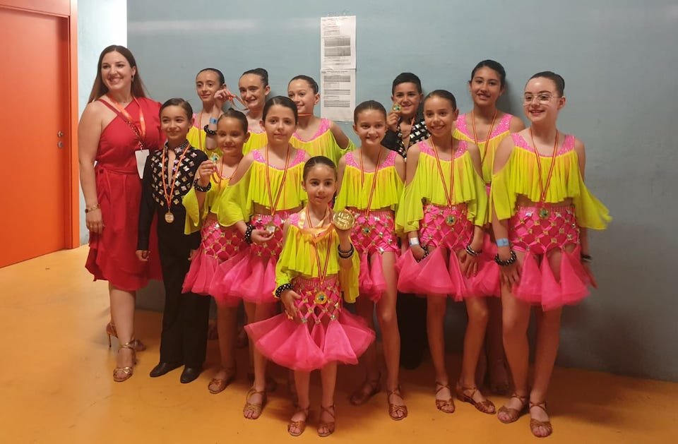 Arte e Movemento triunfando no Campionato de Espana de Bailes Caribenos 2