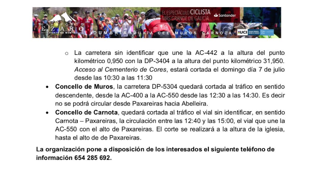 Gran Fondo Ezaro 2019-Cortes TRafico 2