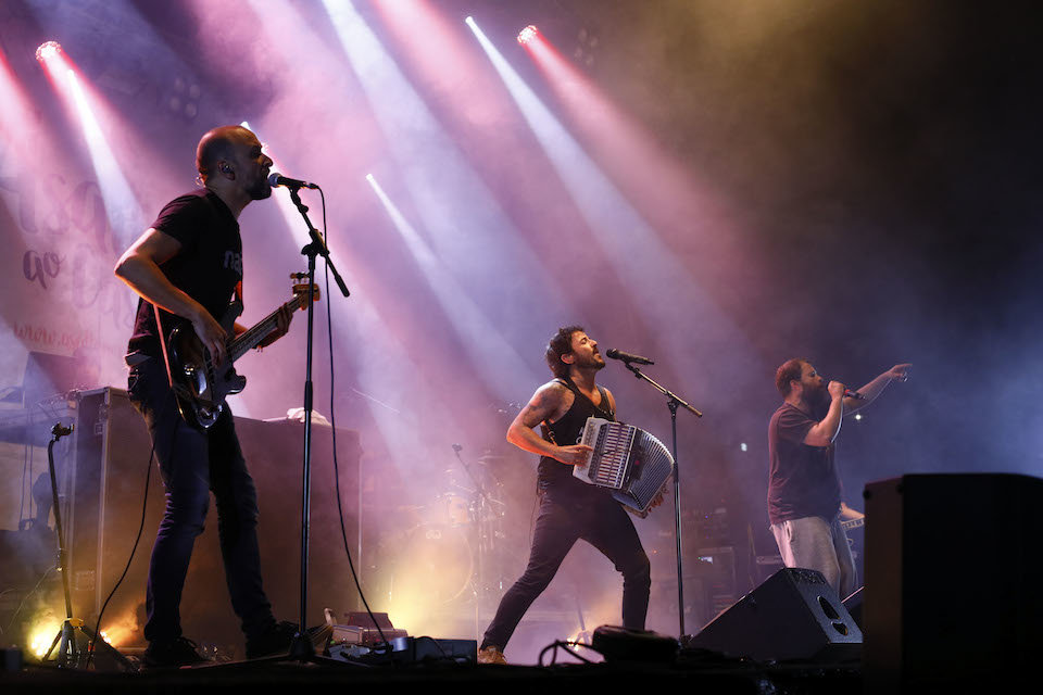 Os vascos Esne Beltza no Asalto ao Castelo de Vimianzo 2019-Foto-Ursula Prego