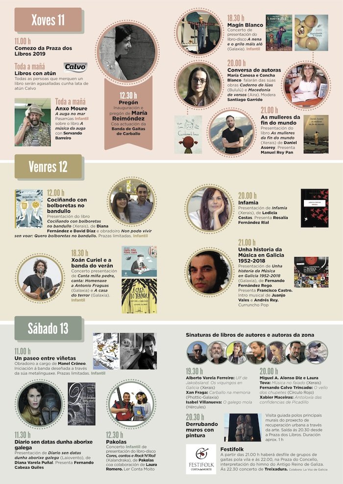 Programa Praza dos Libros Carballo 2019 2