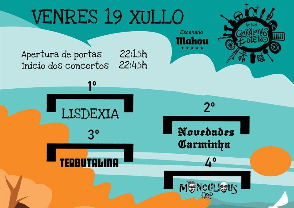 Carrilanas Esteiro-Festival Programa venres 2019