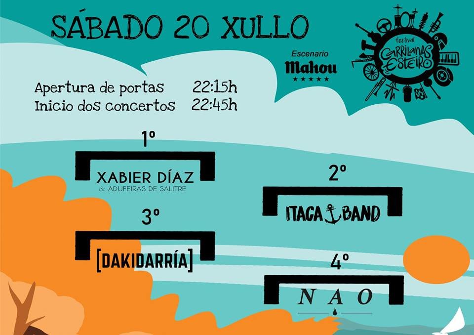 Carrilanas Esteiro Programa Festival sbado