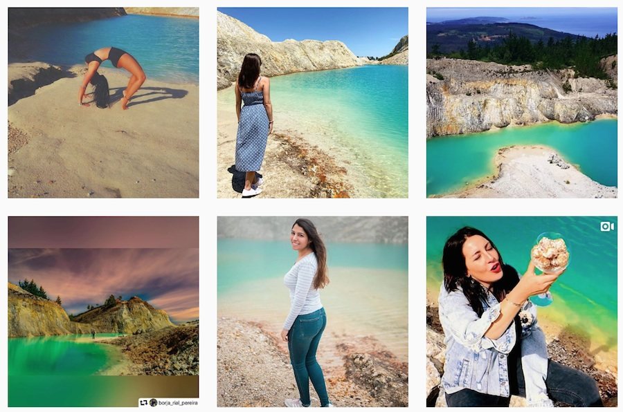 Imaxes de Instagramers no Monte Neme