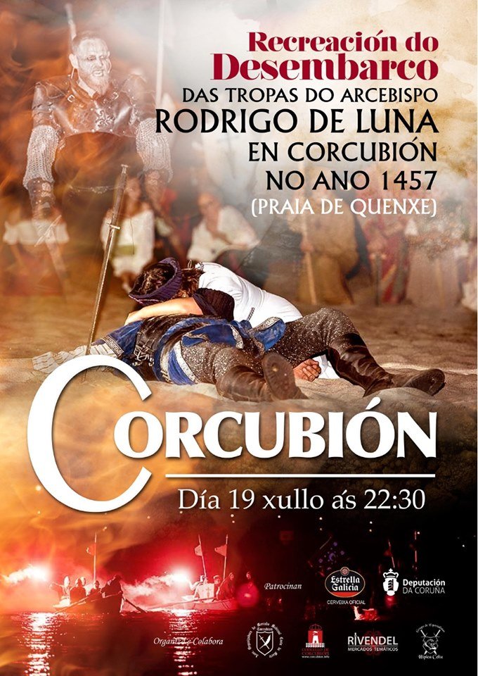 Desembarco do XIX Mercado Medieval Costa da Morte 2019