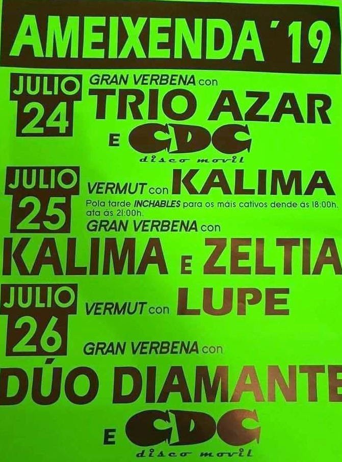 Festas do Apostolo de Ameixenda 2019