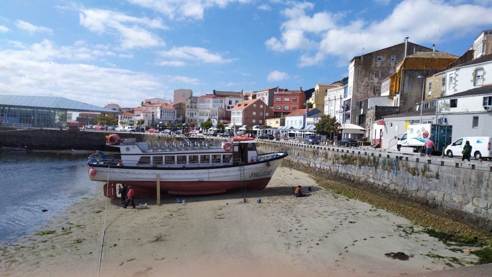 Ganges Quinto o cruceiro de Navega Finisterre na posta a punto